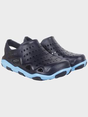 Men's Navy & Blue Regular Wear clogs has regular styling 5