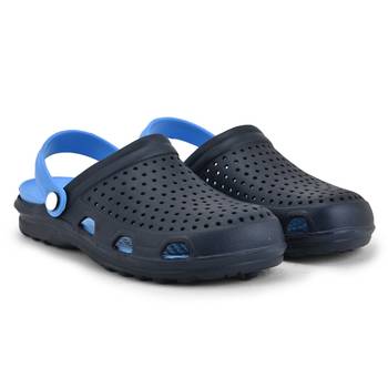Men's Navy & Blue Regular Wear clogs has regular styling 5