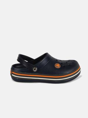 Men's Navy & Grey Regular Wear clogs has regular styling 3