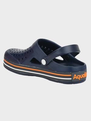Men's Navy & Grey Regular Wear clogs has regular styling 2