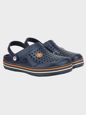Men's Navy & Grey Regular Wear clogs has regular styling 5