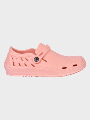 Women's Peach Regular Wear clogs has regular styling 3