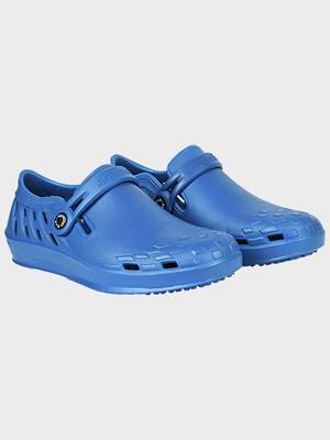 Women's Blue Regular Wear clogs has regular styling 5