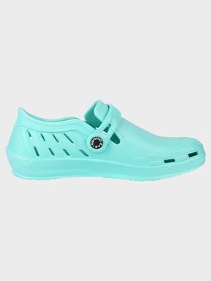 Women's Sea Green Regular Wear clogs has regular styling 3