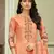 Peach digital print cotton salwar