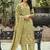 Green digital print cotton salwar