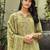 Green digital print cotton salwar