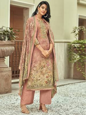Pink digital print cotton salwar 1