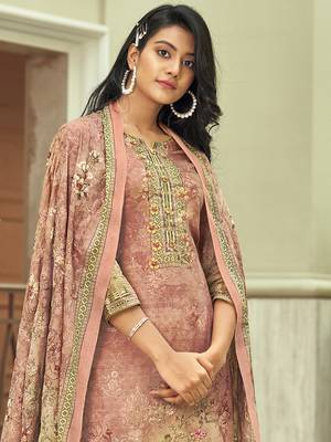 Pink digital print cotton salwar 3