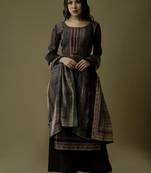 Pink digital print silk blend salwar