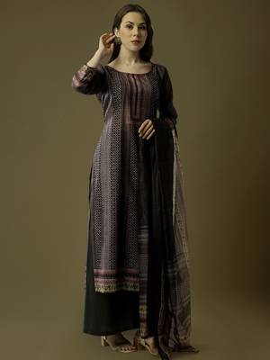 Pink digital print silk blend salwar 2