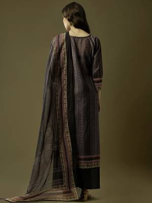 Pink digital print silk blend salwar 3