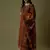Red digital print silk blend salwar