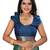 Green woven silk blend saree with blouse