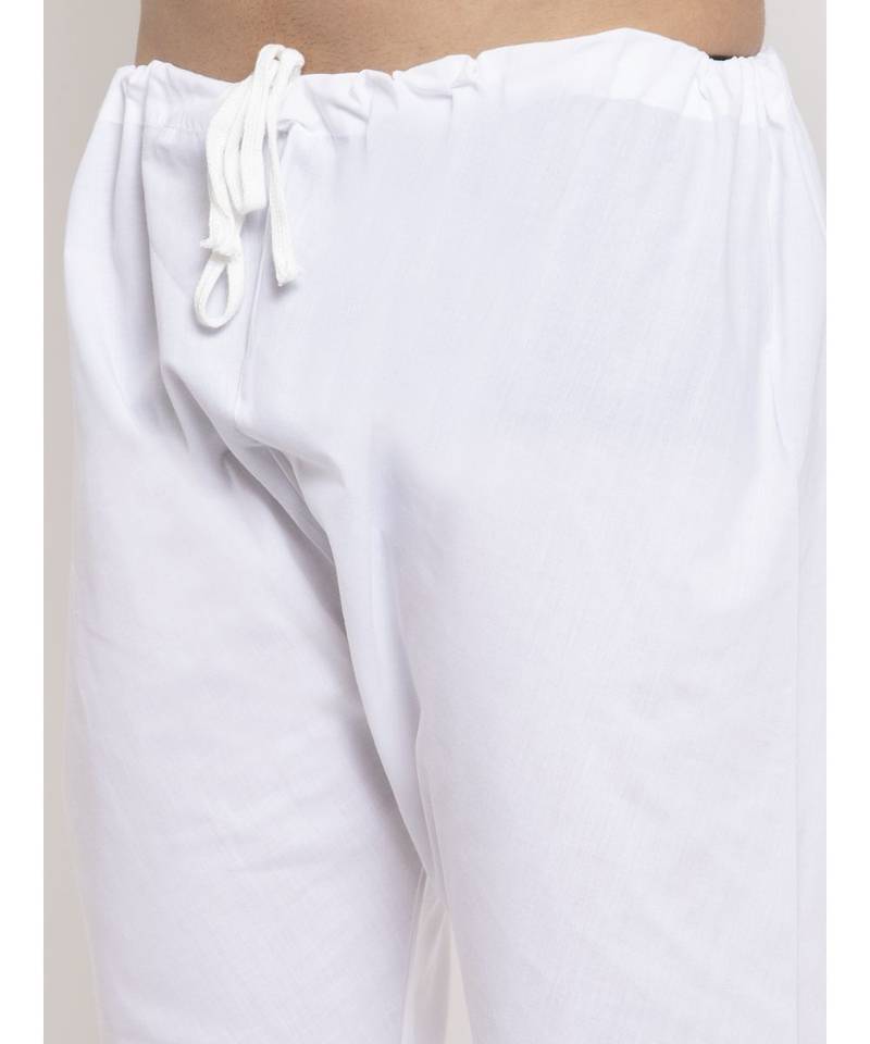 Men Cotton Stripped Mustrad Kurta with Pyjamas