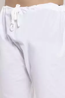 Men Cotton Stripped Blue Kurta with Pyjamas