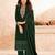 Rahi Fashion Green Faux Georgette Semi Stitched Salwar Suit for Women