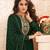 Rahi Fashion Green Faux Georgette Semi Stitched Salwar Suit for Women