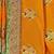 Orange embroidered chanderi silk saree with blouse