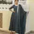 Green embroidered cotton kurta-suits