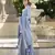 Grey embroidered cotton kurta-suits