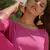 Magenta embroidered cotton kurta-suits