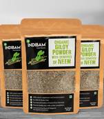 INDIBAM's 100% Pure Organic NEEM GILOY Powder (Guduchi/Gulvel Stem) (Pack of 100 Gram), Pesticides free