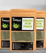 INDIBAM's Pure Organic Neem Powder (Azadirachta indica), Natural Neem Leaves Powder, 100 Gms, Pesticides free