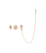 White crystal nose-ring