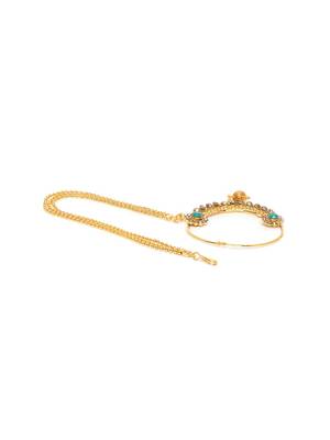 Green crystal nose-ring 3
