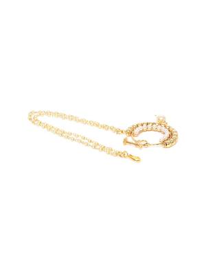Gold crystal nose-ring 3