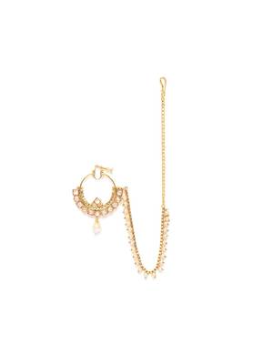 White crystal nose-ring 2