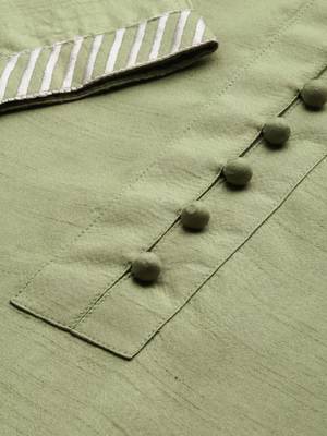 Indo Era Green Solid Kurta Palazzo with Dupatta Set 5