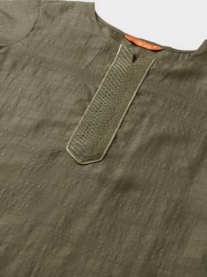 Indo Era Green Solid Straight Kurta Palazzo with Dupatta Sets 5