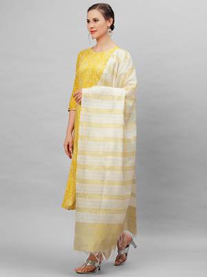 Indo Era Olive Bandhani Printed Straight Kurta Trouser With Dupatta Set 3