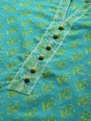 Indo Era Green Printed Straight Kurta Palazzo With Dupatta Set 5
