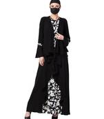 Falling Shrug Dress In Black & White Abaya Dress