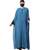 Cape And Abaya Combo In Contrast