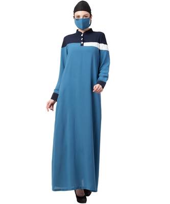 Sports Look Dress In Multi Color Abaya Dress 1