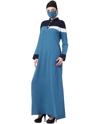 Sports Look Dress In Multi Color Abaya Dress 2