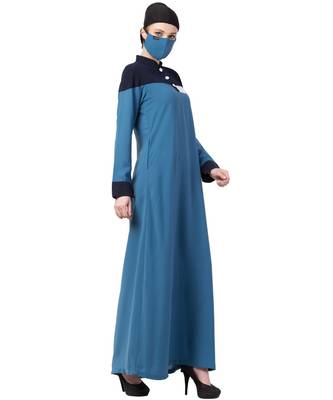 Sports Look Dress In Multi Color Abaya Dress 4
