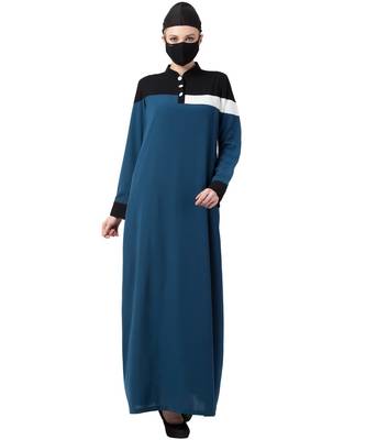 Sports Look Dress In Multi Color Abaya Dress 1