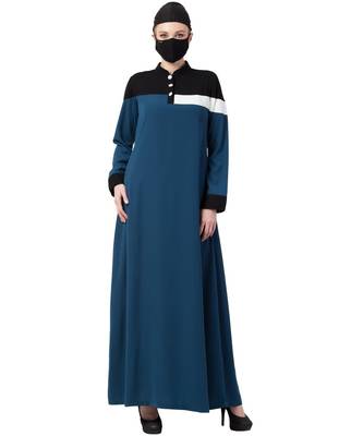 Sports Look Dress In Multi Color Abaya Dress 2