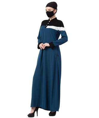 Sports Look Dress In Multi Color Abaya Dress 3