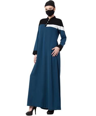 Sports Look Dress In Multi Color Abaya Dress 4