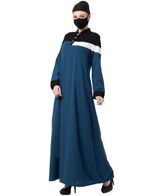 Sports Look Dress In Multi Color Abaya Dress 5