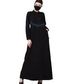 Abaya Like Gown With Chikan Embroidery