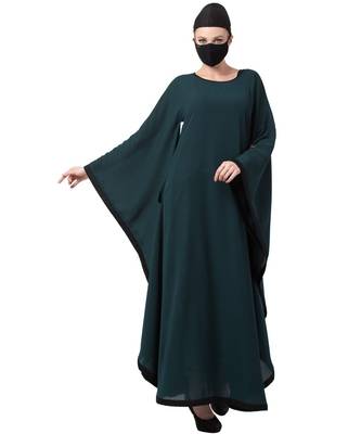 Modest Dress With Unique Cut & Pattern Abaya Dress 2