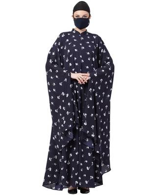 Printed Irani Kaftan Abaya Dress 2