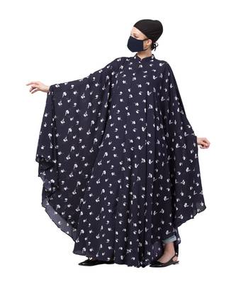 Printed Irani Kaftan Abaya Dress 4